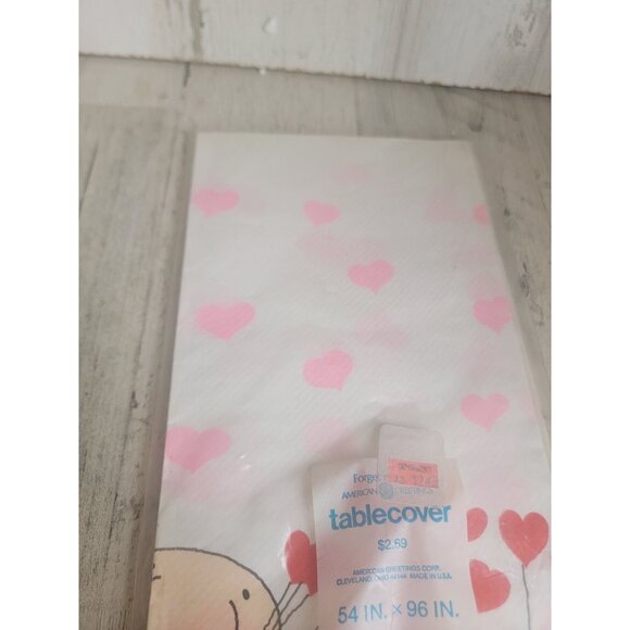 Tom Wilson Ziggy valentines day heart paper table cloth vintage - Picture 7 of 7